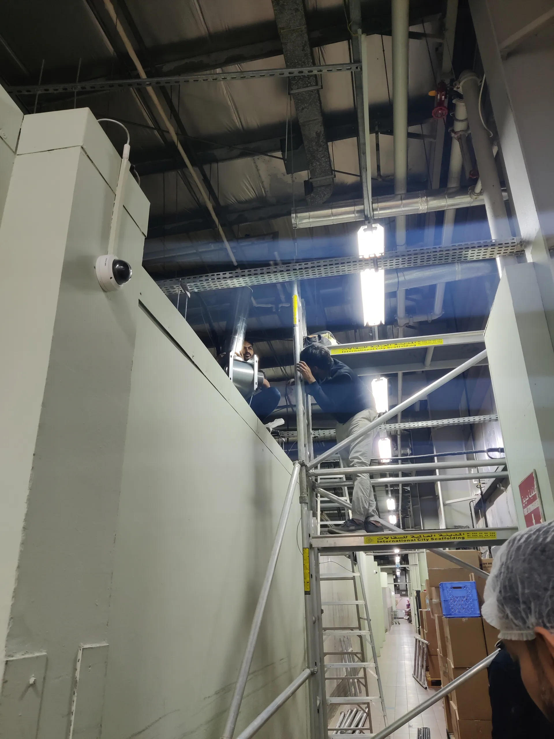 Abu Dhabi Cooperative Society exhaust fan installation - view 2