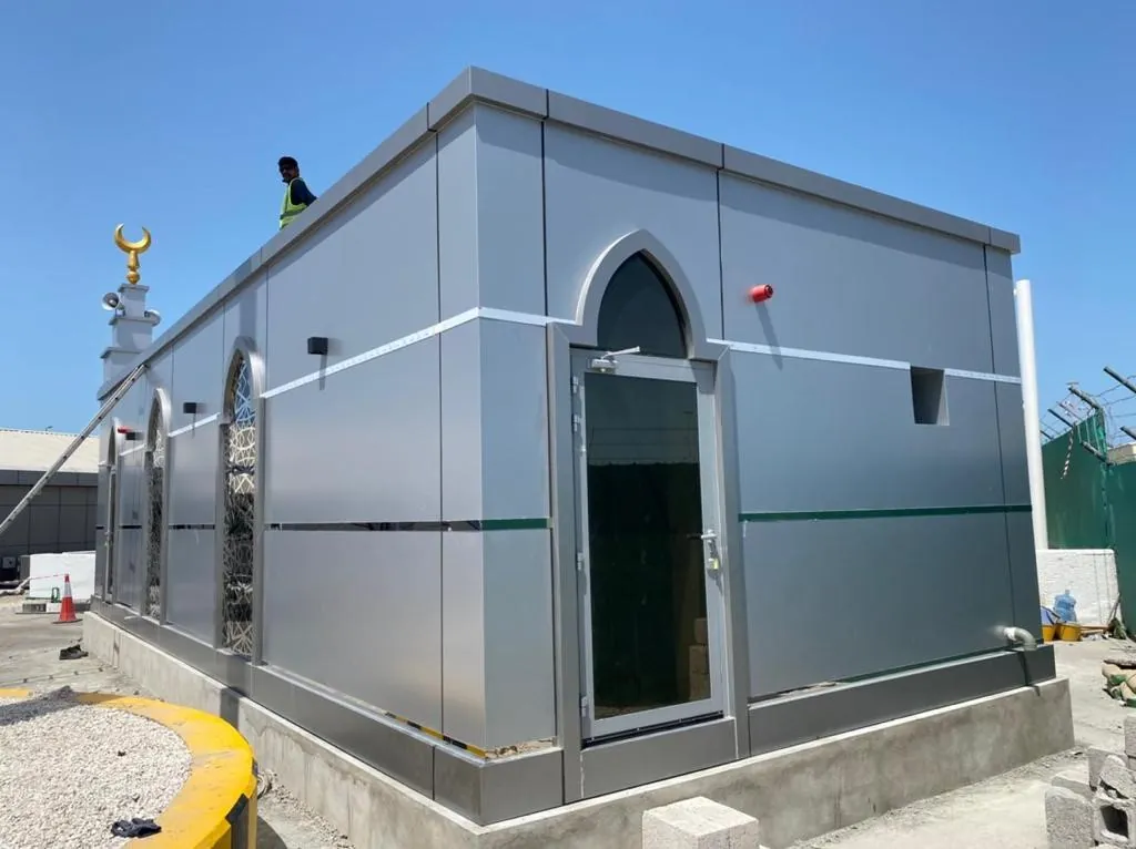 Abu Dhabi Ports masjid construction - view 2