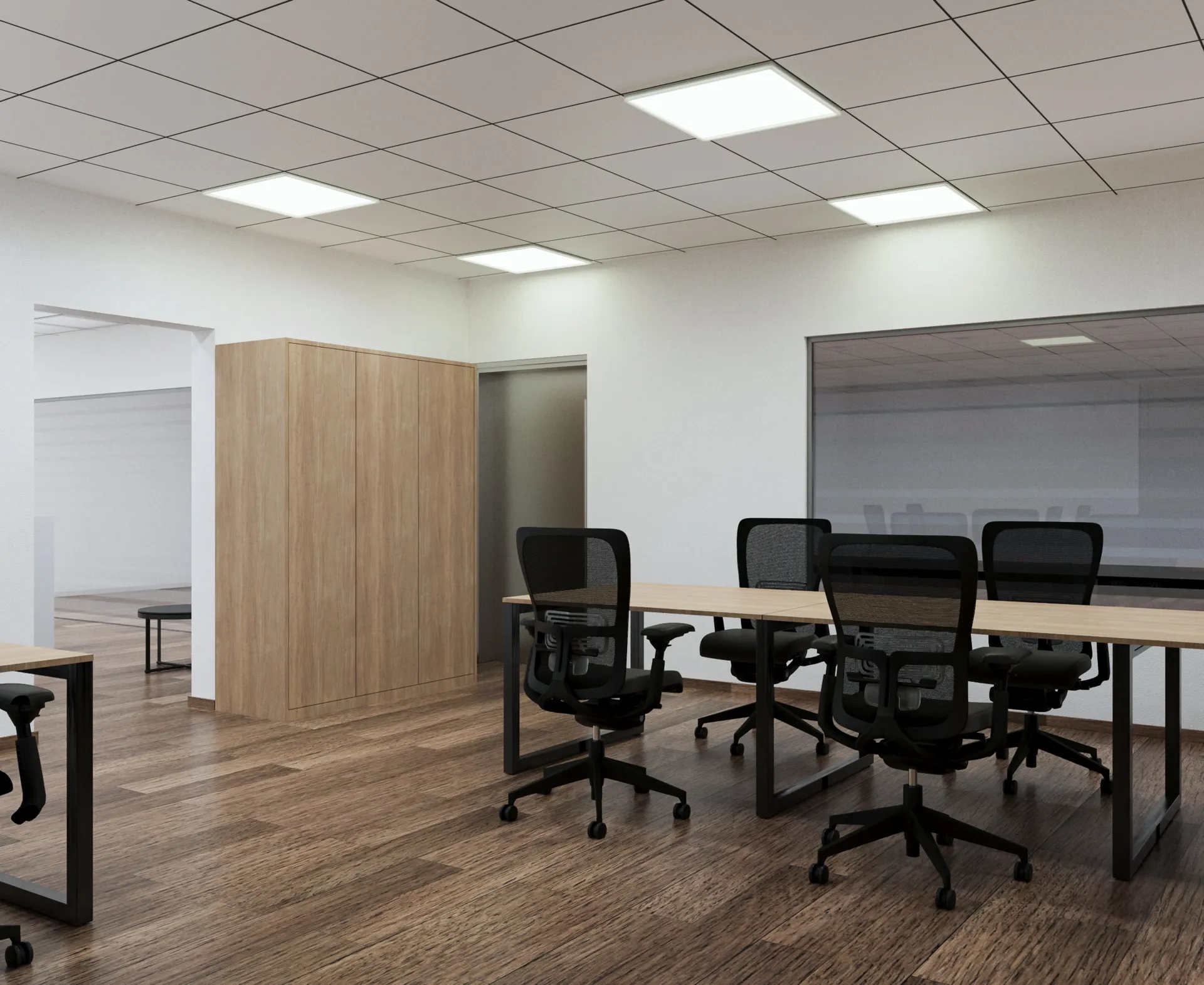 Branch office fit-out, client Bhatia Brothers - view 3
