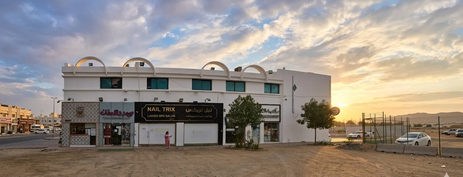 Al Hayer Mall façade repainted for Al Ain Coop