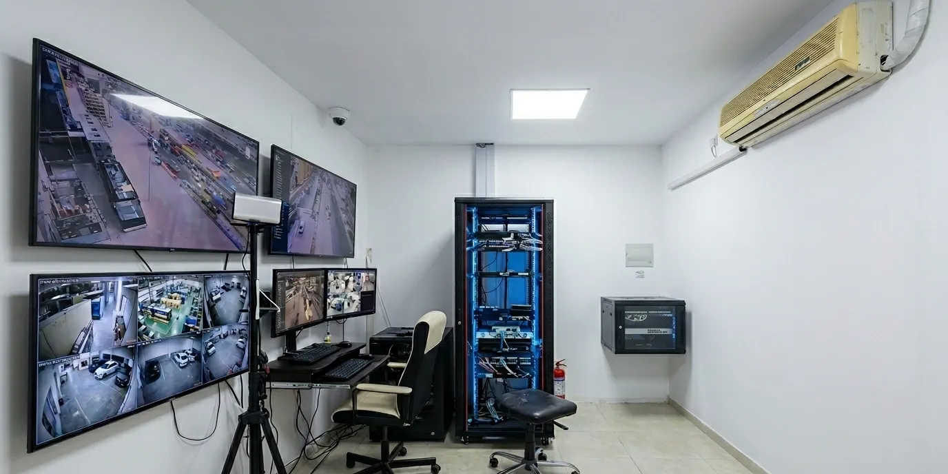 Renovated IT and CCTV room for Al Dafrah Coop