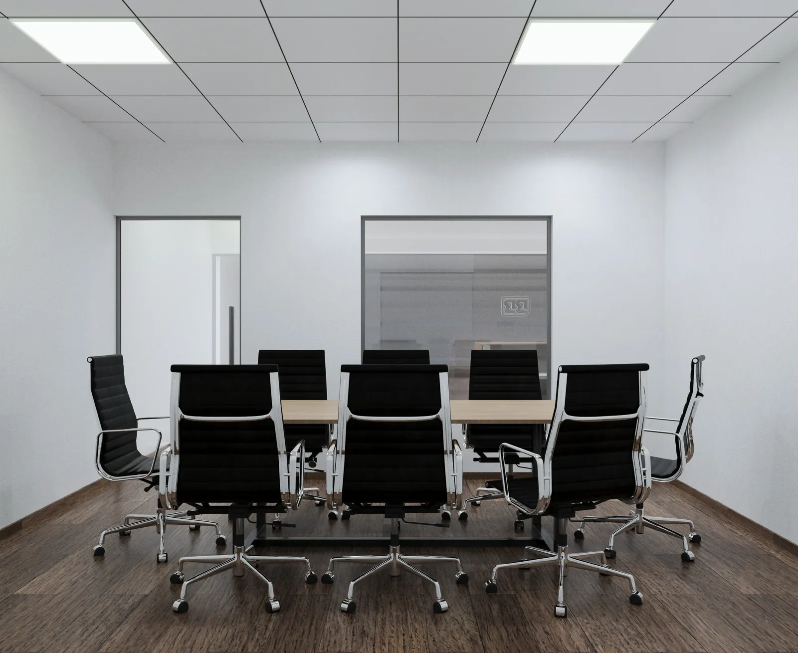 Meeting room designed for Bhatia Brothers by Maintexx